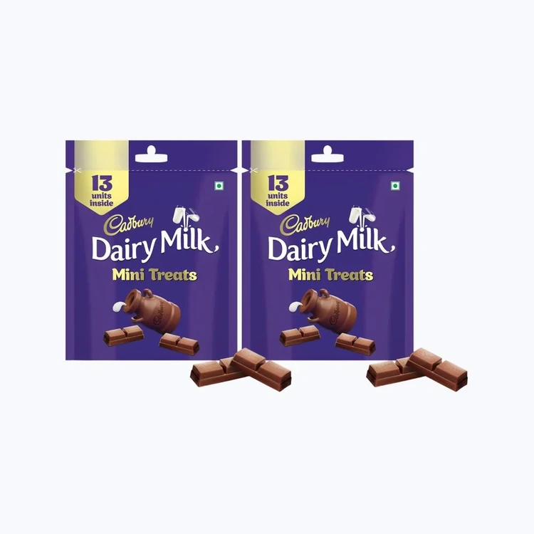 Cadbury Dairy Milk Mini Treats Small Chocolate Pack - Pack of 2