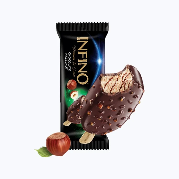 Infino Chocolate Hazelnut Ice Cream Stick