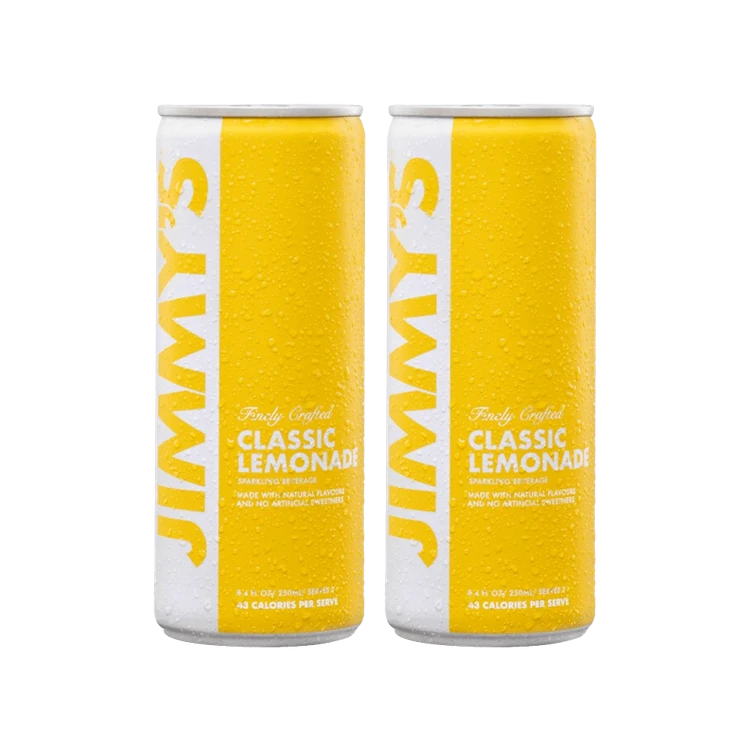 Jimmy's Classic Lemonade Sparkling Drink - Pack of 2