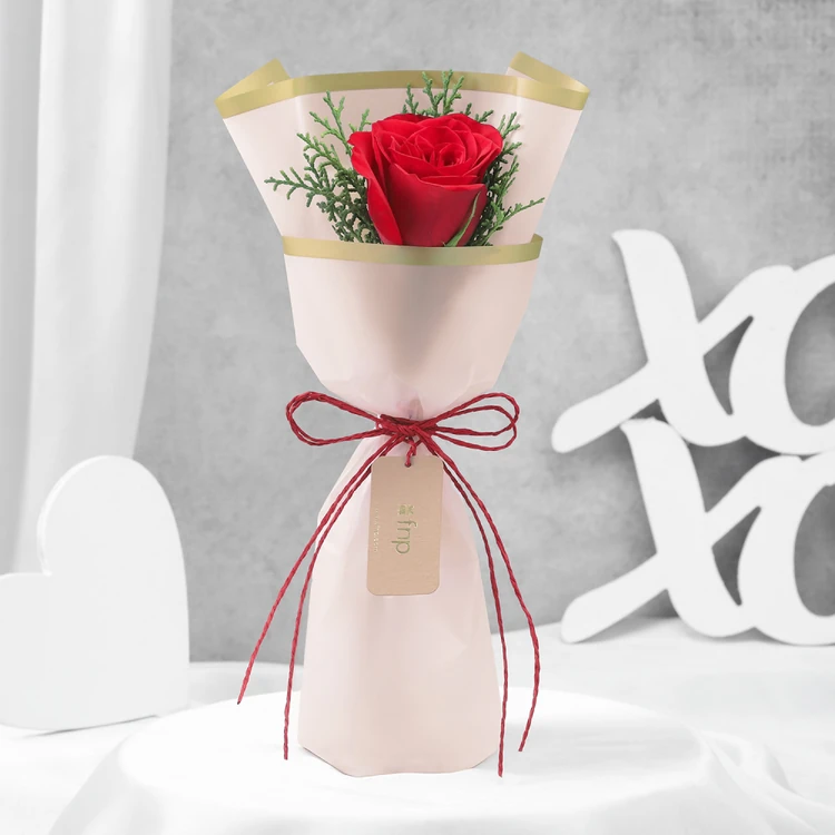 FNP Red Rose Single Flower