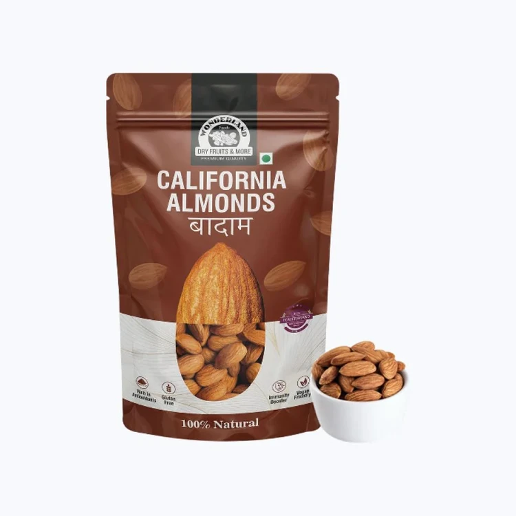 Wonderland Foods Raw California Almonds (Badami)