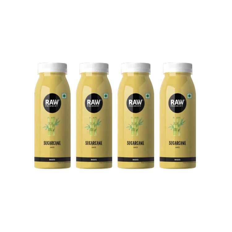 Raw Pressery Sugarcane Juice - Pack of 4