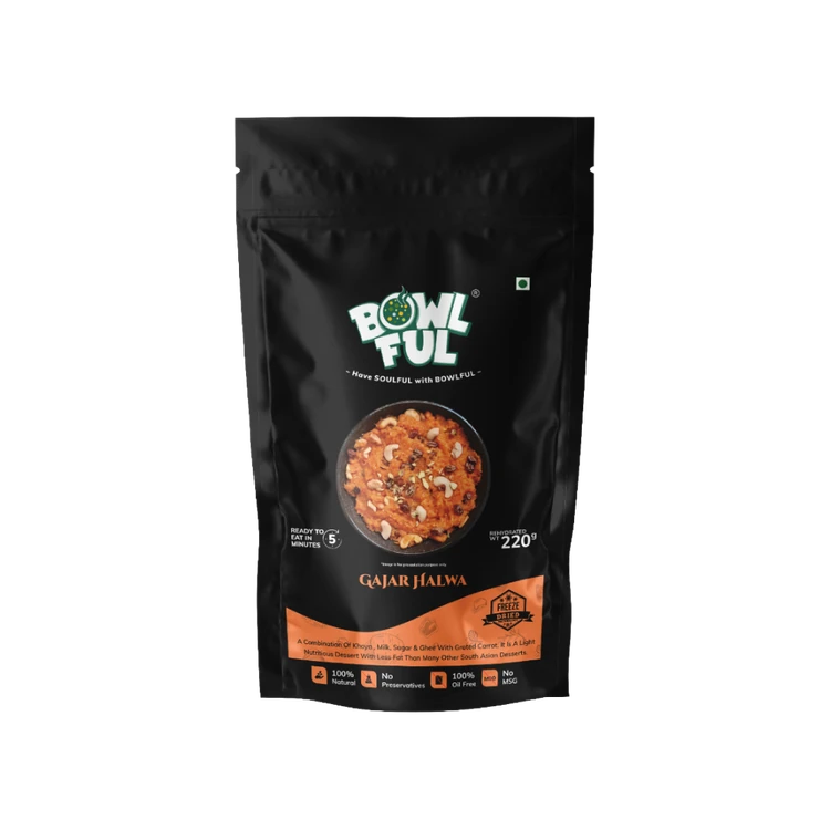 Bowlful Gajar Halwa (Ready To Eat)