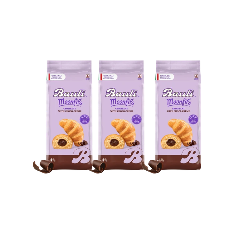 Bauli Moonfils Chocolate Crème Soft Croissant - Pack of 3