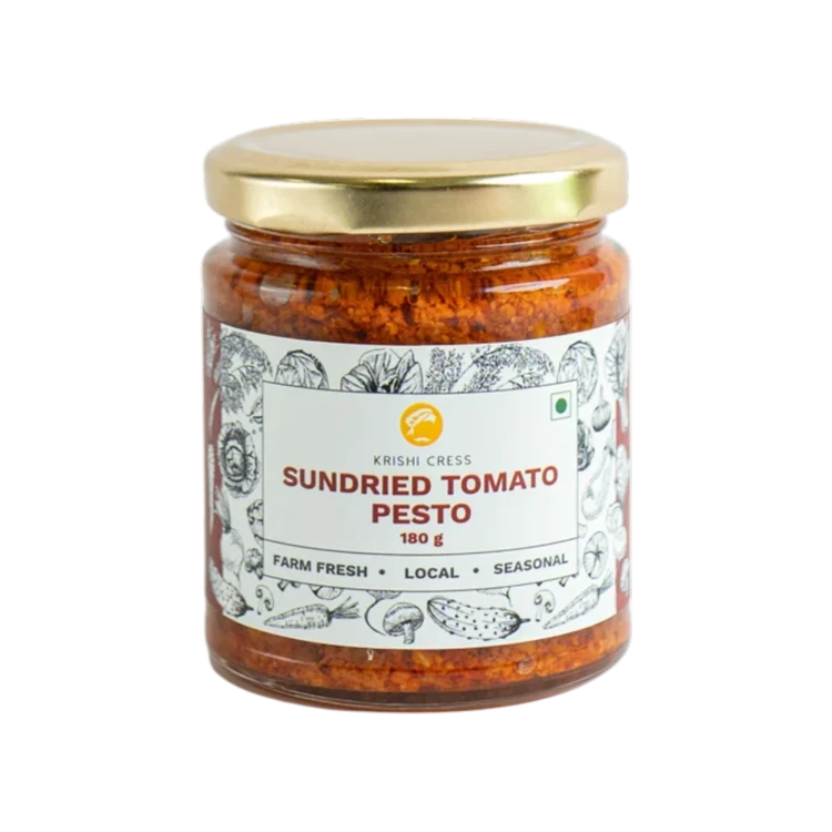 Krishi Cress Sundried Tomato Pesto