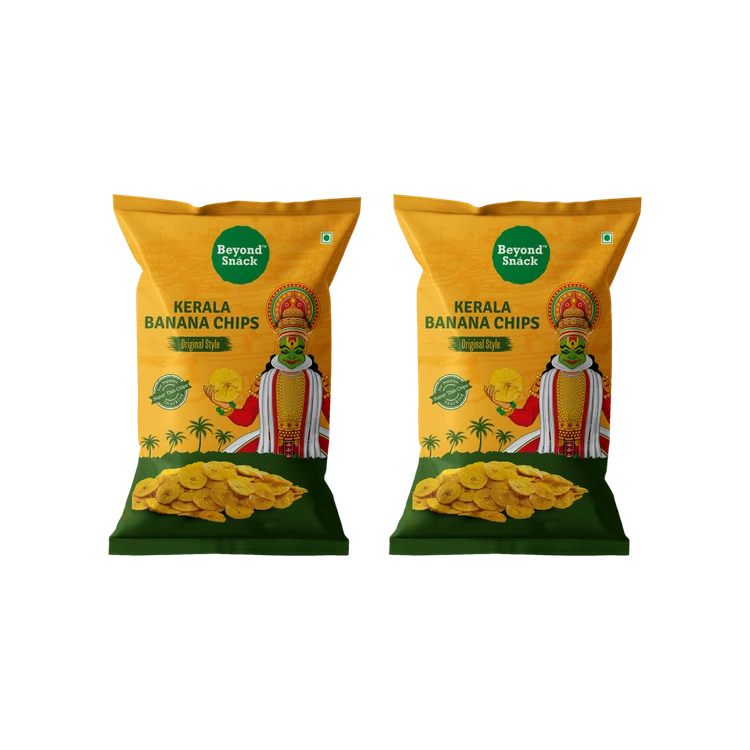 Beyond Snack Kerala Original Style Banana Chips - Pack of 2