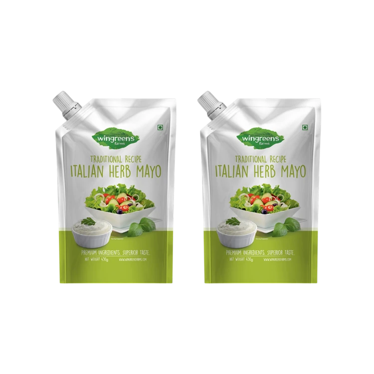 Wingreens Farms Italian Herb Mayonnaise - Pack of 2