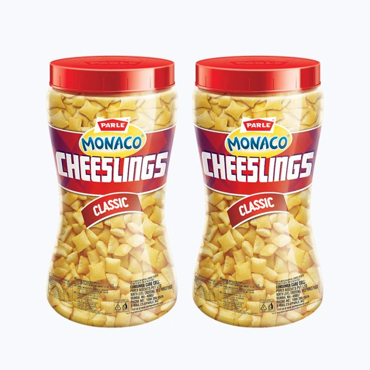 Parle Monaco Cheeslings Classic Biscuit - Pack of 2