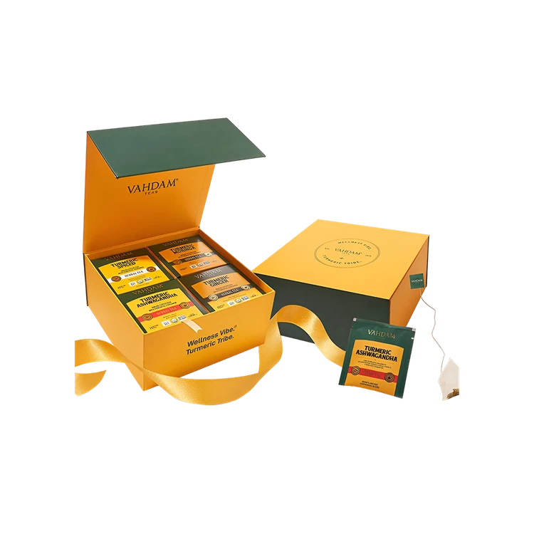 Vahdam Organic Turmeric Tribe Tea Bags