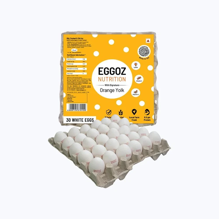 Eggoz Nutrition White Protein Rich Eggs (30 pieces)