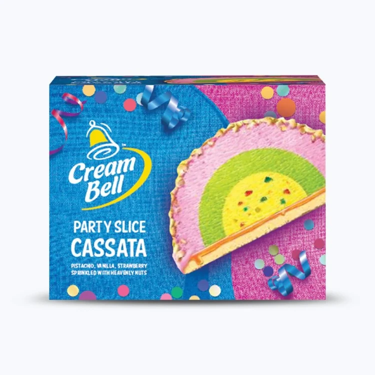 Cream Bell Party Slice Cassata Ice Cream