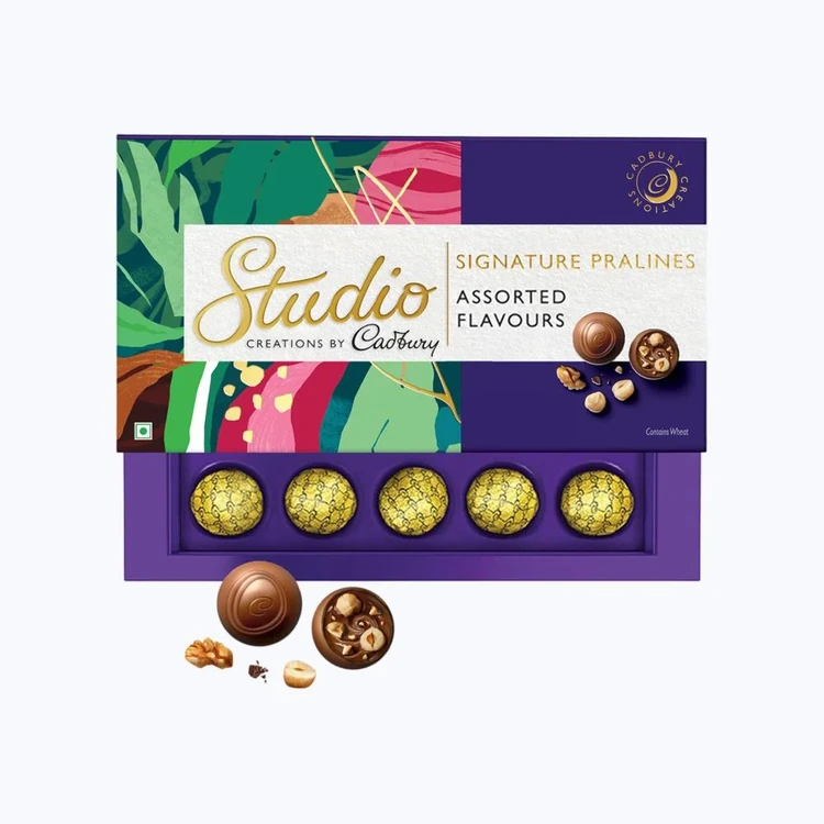 Cadbury Studio Assorted Flavours Signature Pralines Chocolate Gift Pack