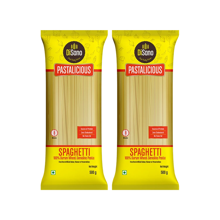 Disano Spaghetti Pasta (100% Durum Wheat) - Pack of 2