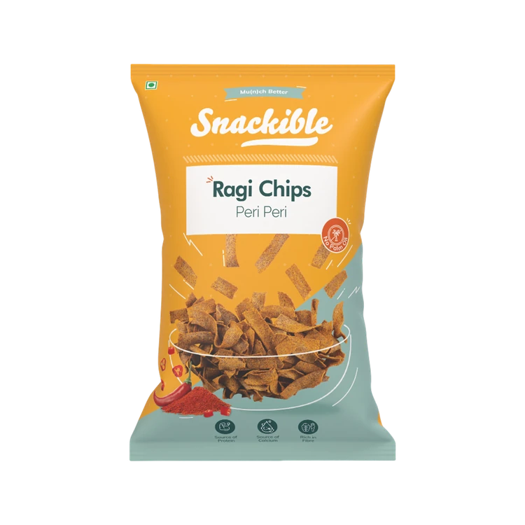 Snackible Peri Peri Ragi Chips