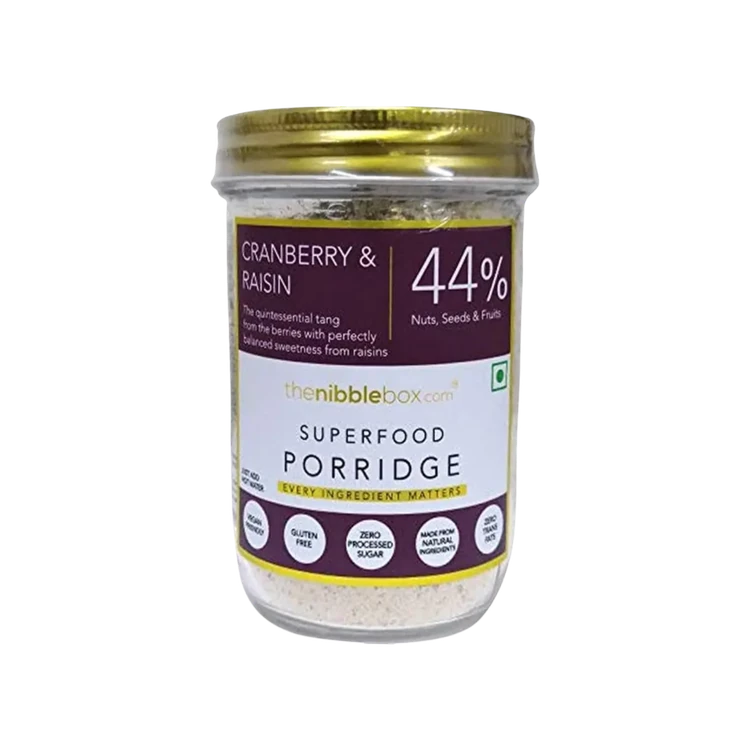 The Nibble Box Superfood Porridge (Cranberry & Raisin)