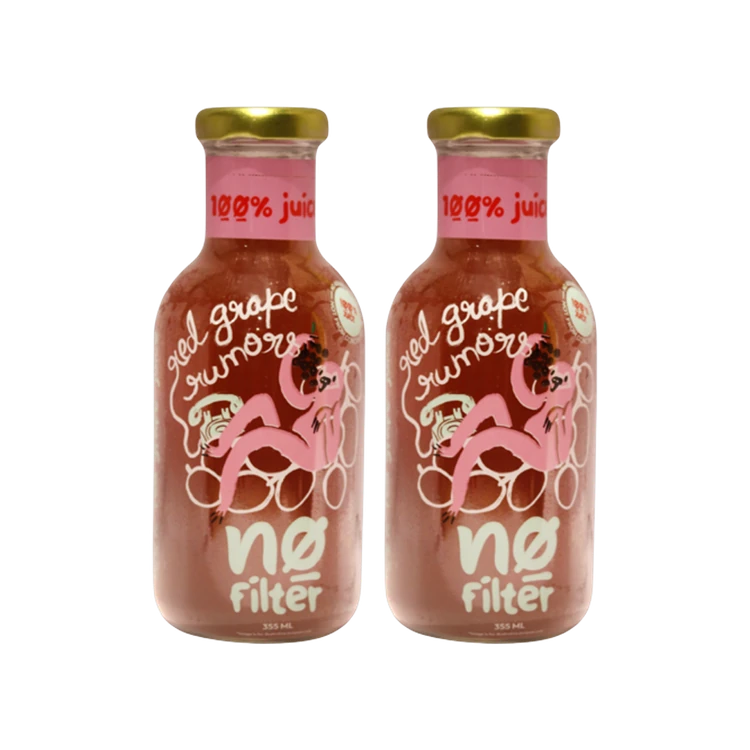 No Filter 100% Red Grape Juice - Pack of 2