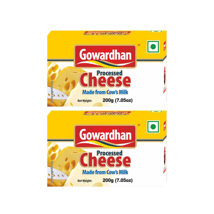 Go Processed Cheese Block - Pack of 2