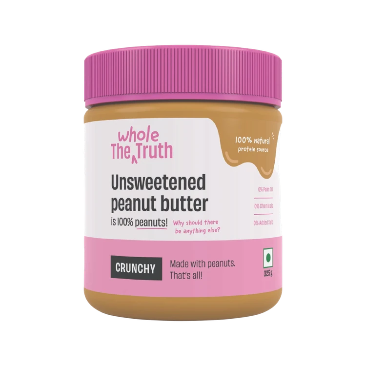 The Whole Truth Crunchy Unsweetened Peanut Butter