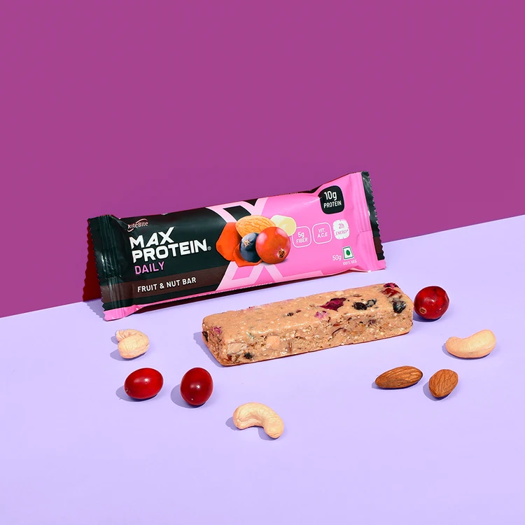 RiteBite Fruit and Nut Max Protein 10 g Protein Bar