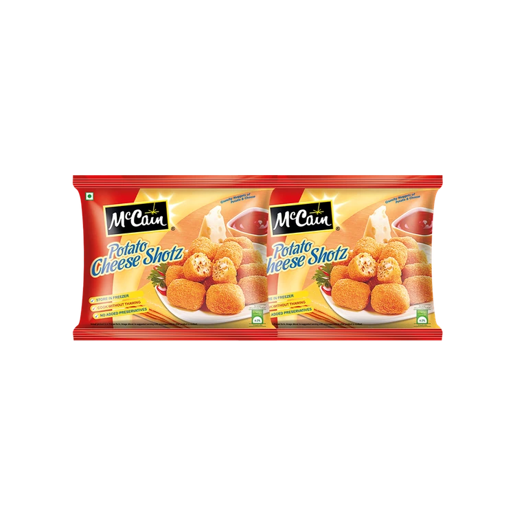 McCain Potato Cheese Nuggets Shotz (Frozen) - Pack of 2