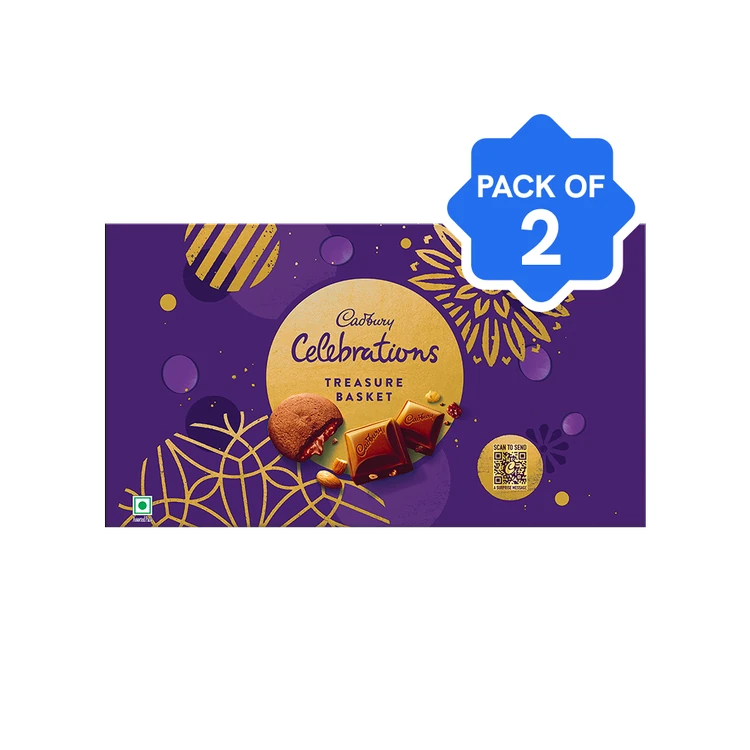 Cadbury Celebrations Treasure Basket Gift Pack - Pack of 2