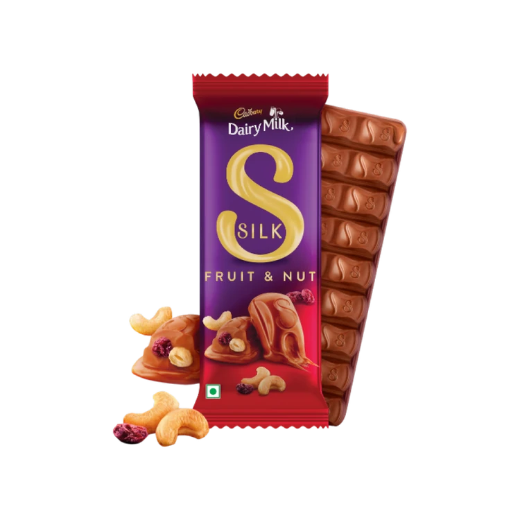 Cadbury Dairy Milk Silk Fruit & Nut Small Milk Chocolate Bar