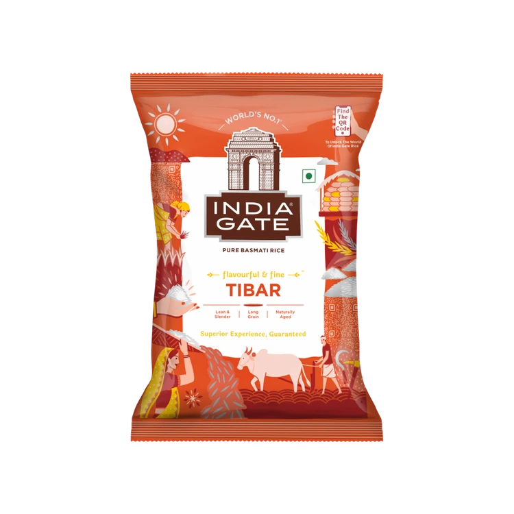 India Gate Tibar Basmati Rice (Long Grain) (Tibar Basmati Akki)