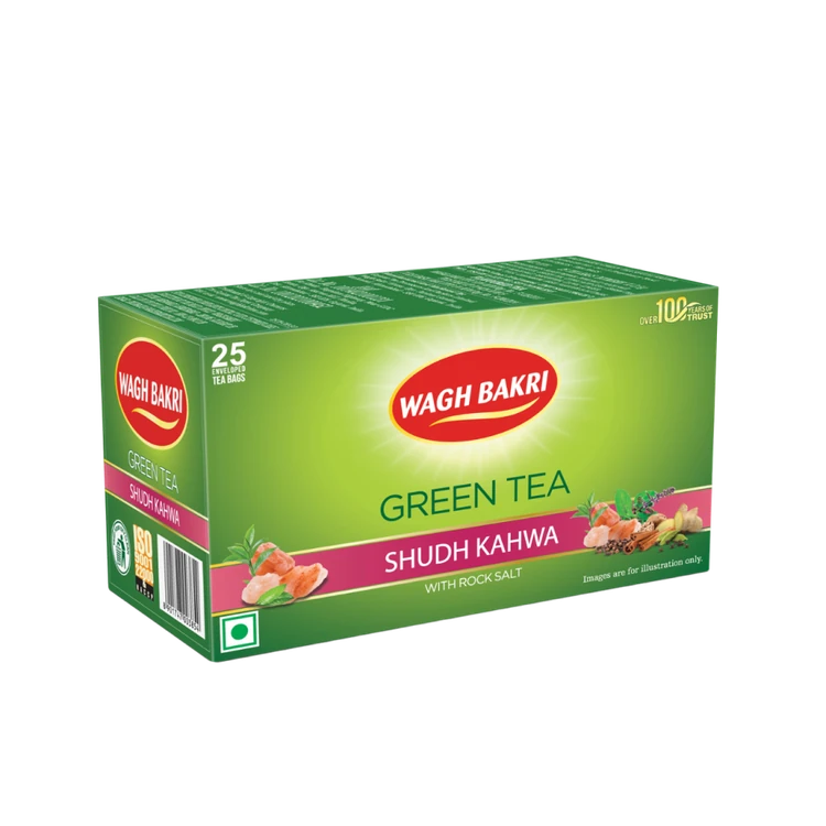 Wagh Bakri Sudh Kahwa Green Tea