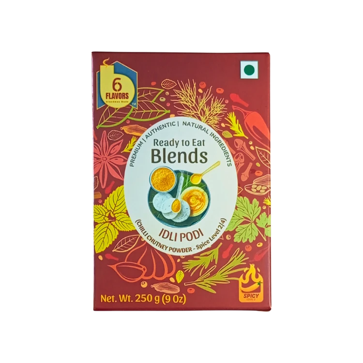 6Flavors Idli Podi Spicy Chutney Powder
