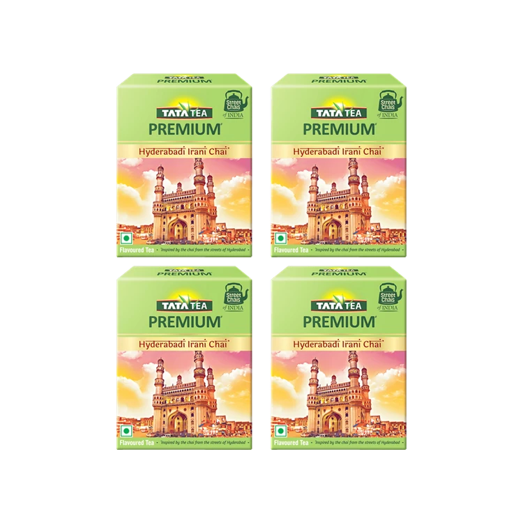 Tata Tea Premium Hyderabad Irani Chai - Pack of 4