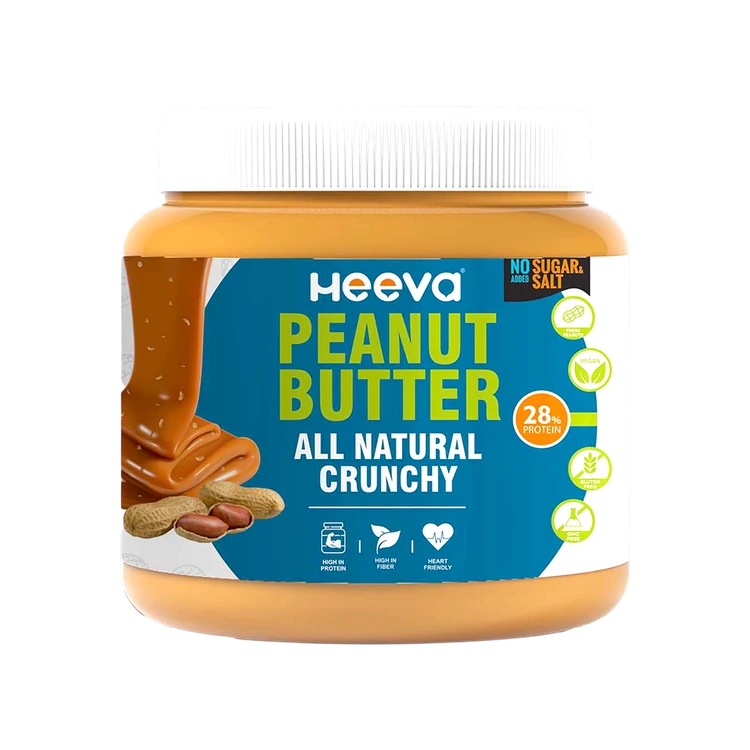 HEEVA All Natural Crunchy Peanut Butter