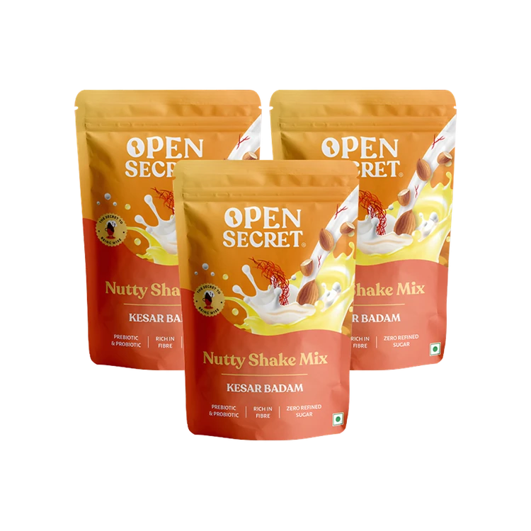Open Secret Kesar Badam Nutty Thandai Thandai Mix - Pack of 3