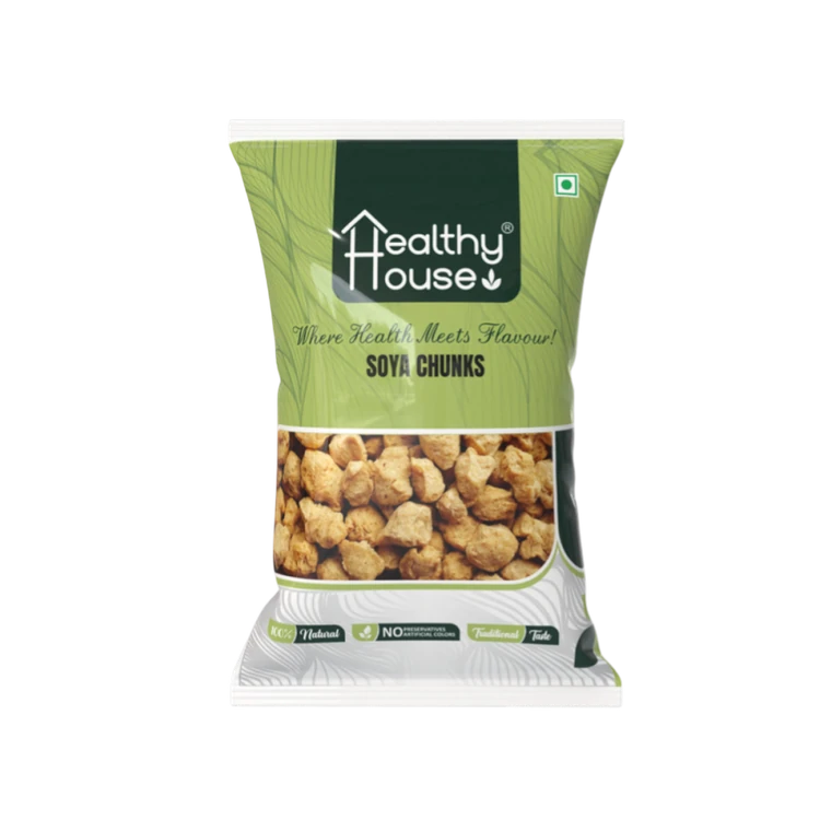 Healthy House 100% Natural Soya Chunks 1 kg