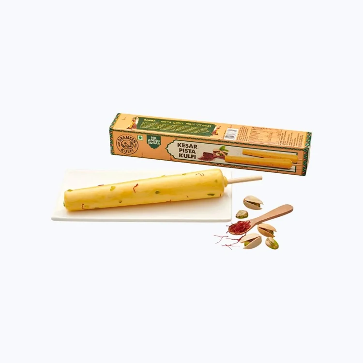 Grameen Kesar Pista Kulfi Stick (No Added Sugar)