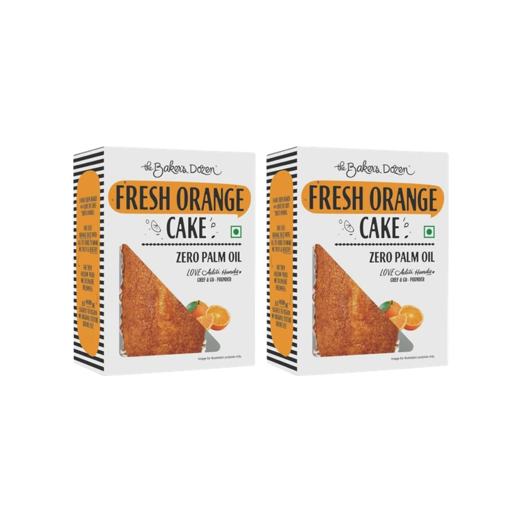 The Baker's Dozen Fresh Orange Pound Cake - Pack of 2