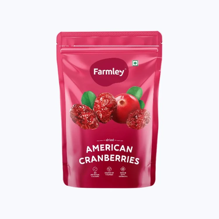 Farmley Premium Whole Dried Cranberries (Ona Cranberries)