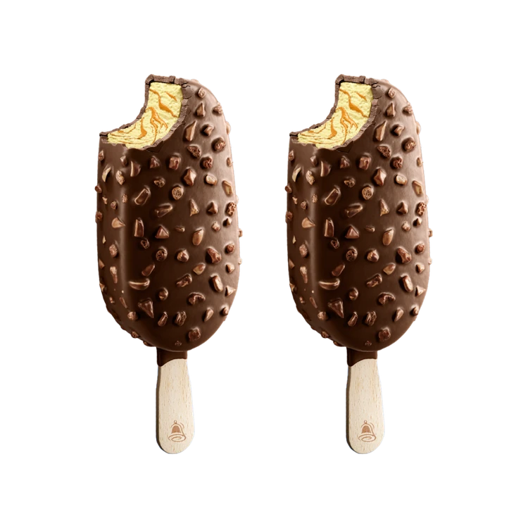 Cream Bell Maxxum Butterscotch Caramel Frozen Dessert Stick - Pack of 2