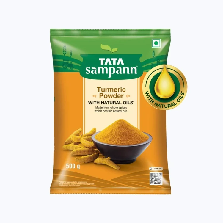 Tata Sampann Turmeric Powder with Natural Oils (Arshina Pudi)