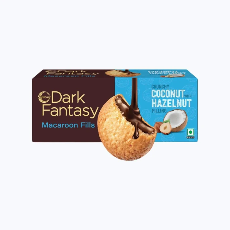 Sunfeast Dark Fantasy Coconut & Hazelnut Macaroon Fills Cookies