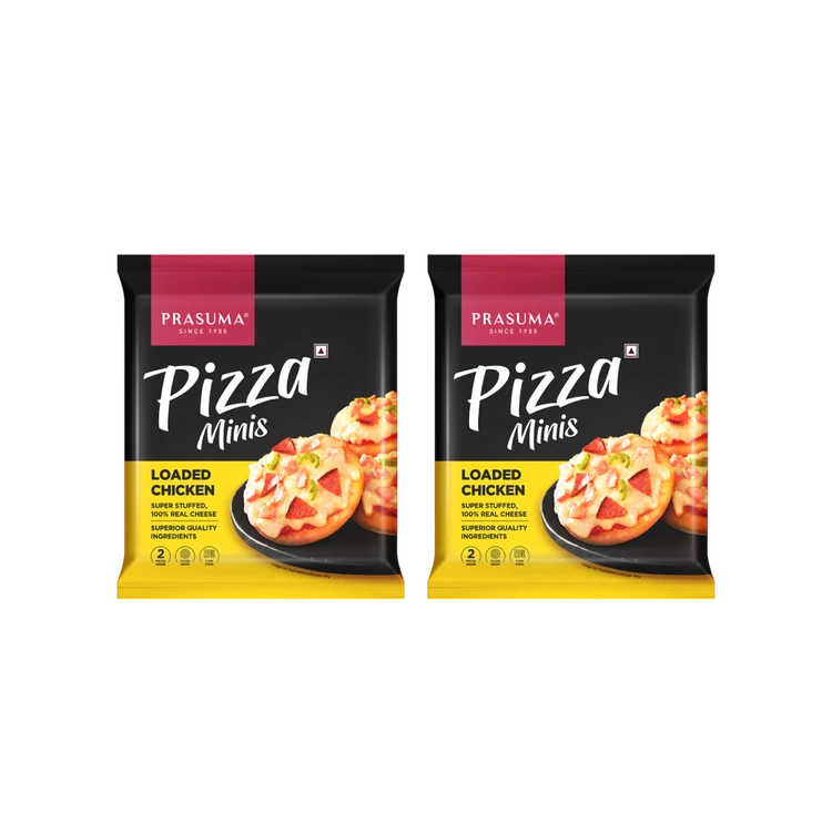 Prasuma Loaded Chicken Pizza Minis - Pack of 2
