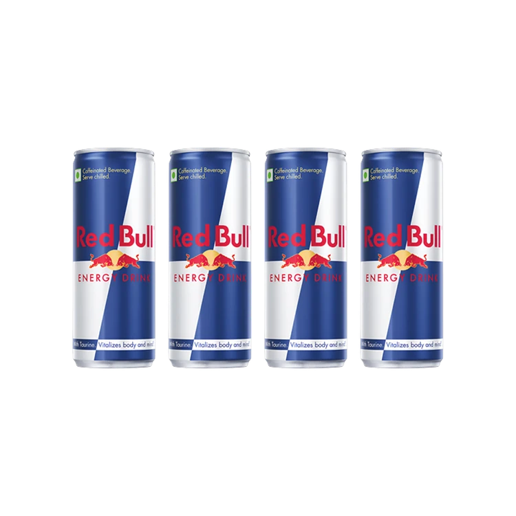 Red Bull Energy Drink (250 ml) - Pack of 4