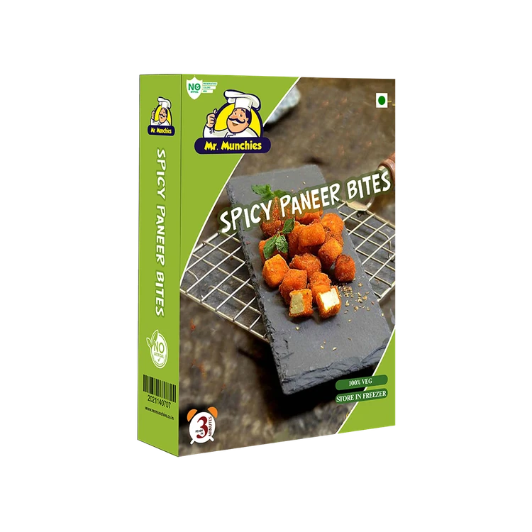 Mr. Munchies Spicy Paneer Bites