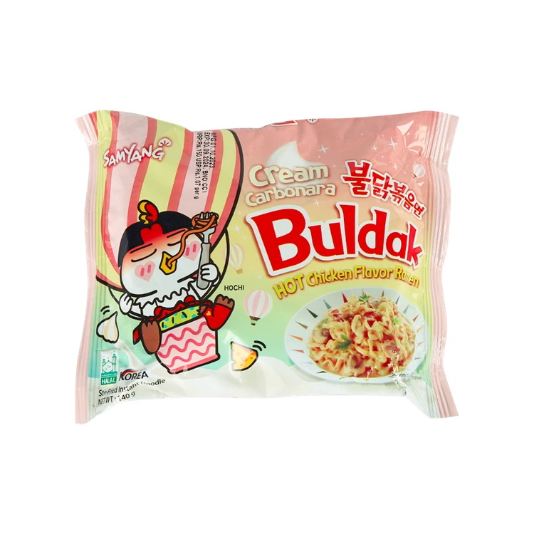 Samyang Hot Chicken Creamy Carbonara Ramen Noodles