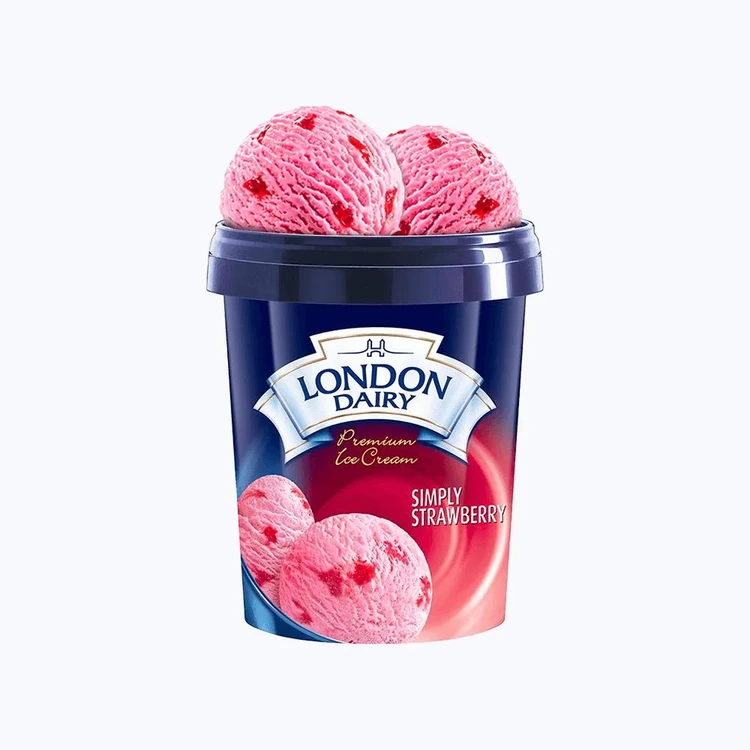 London Dairy Simply Strawberry Ice Cream Tub