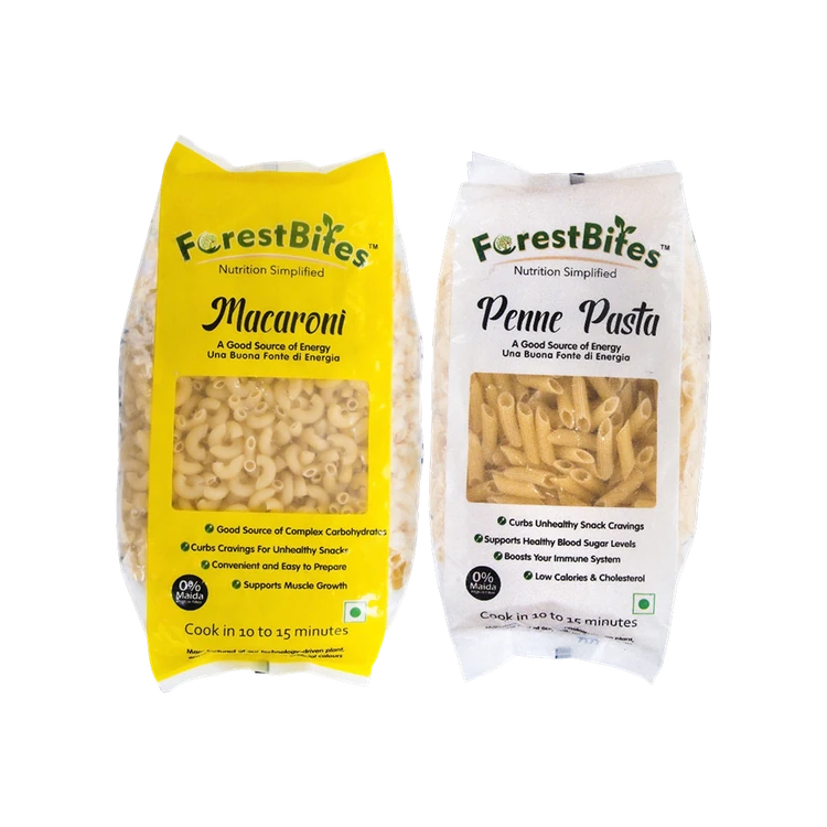 FORESTBITES 0% Maida Macaroni & Penne Pasta
