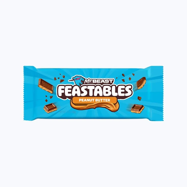 Mr Beast Feastables Peanut Butter Chocolate Bar