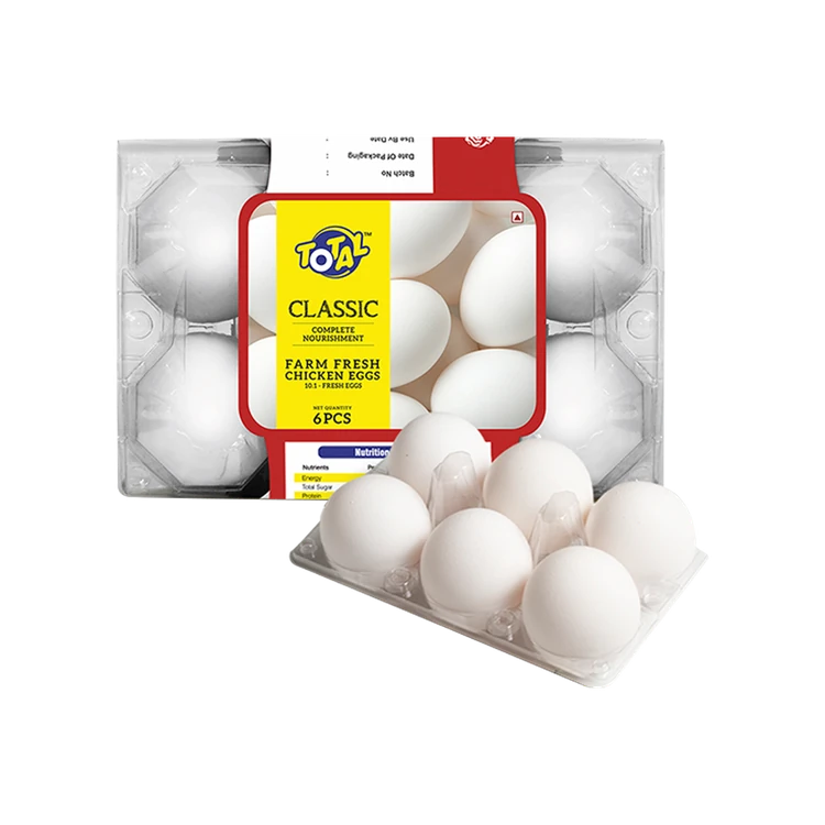Total Classic Farm Fresh Chicken Protein Rich Eggs
