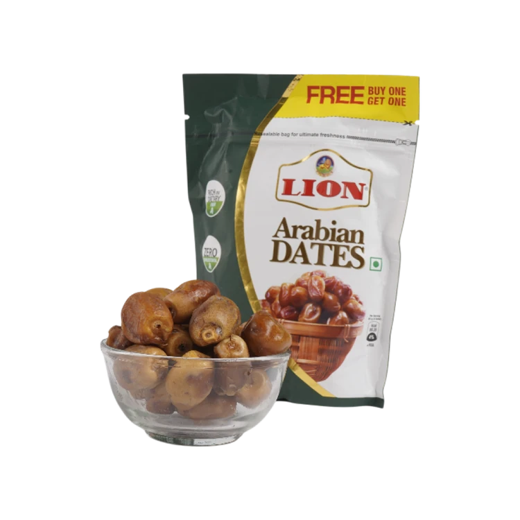 Lion Arabian Dates - Buy 1 Get 1 Free (Kharjura)
