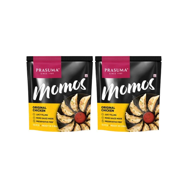 Prasuma Original Chicken Momos - Pack of 2