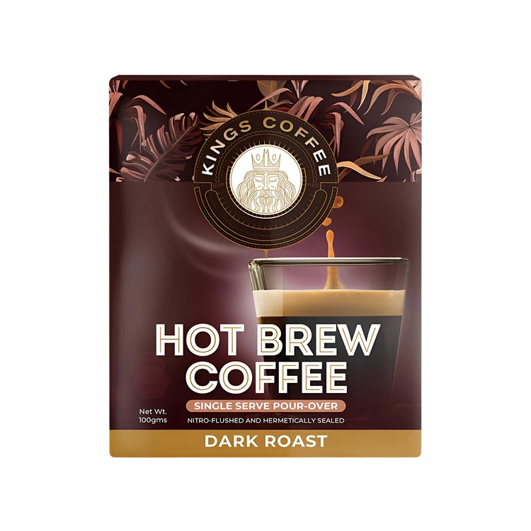 Kings Coffee Hot Brew Dark Roasted Coffee Bags